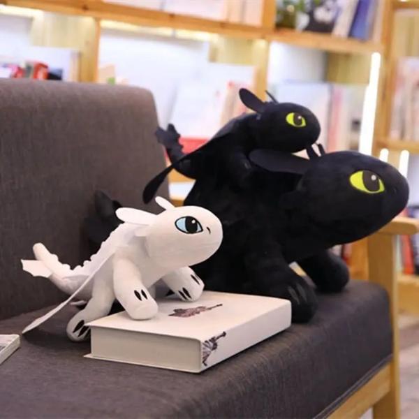 Toothless & Light Fury Plush