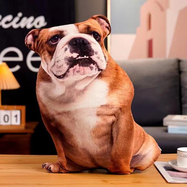 3D犬ぬいぐるみ枕