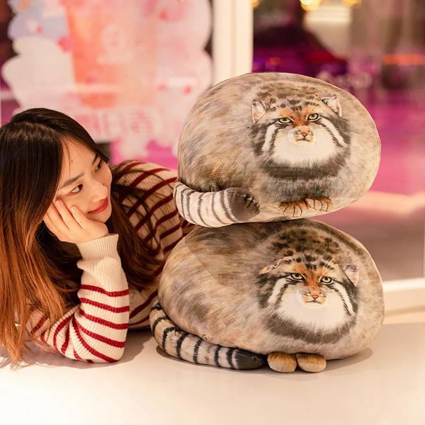 3Dパラス猫ぬいぐるみ