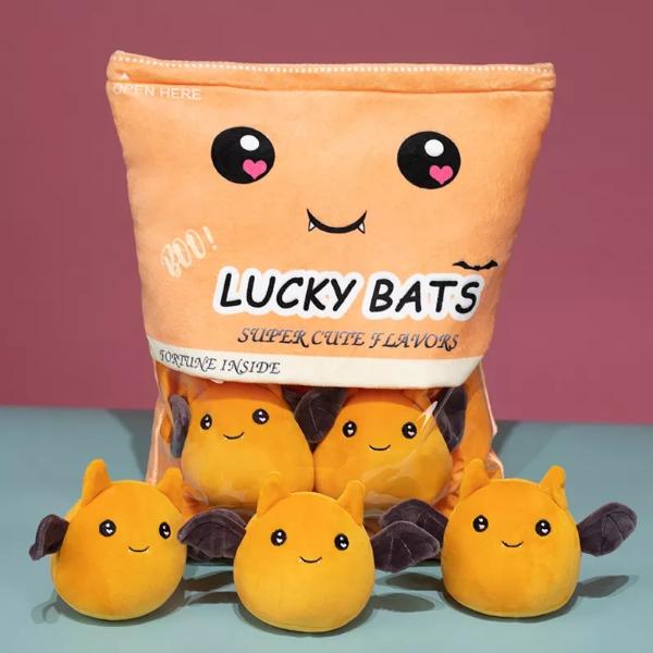 スナックピロー猫ぬいぐるみとクッキーチーズふわふわぬいぐるみ