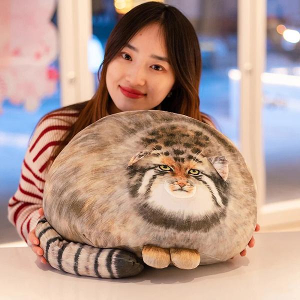 3Dパラス猫ぬいぐるみ