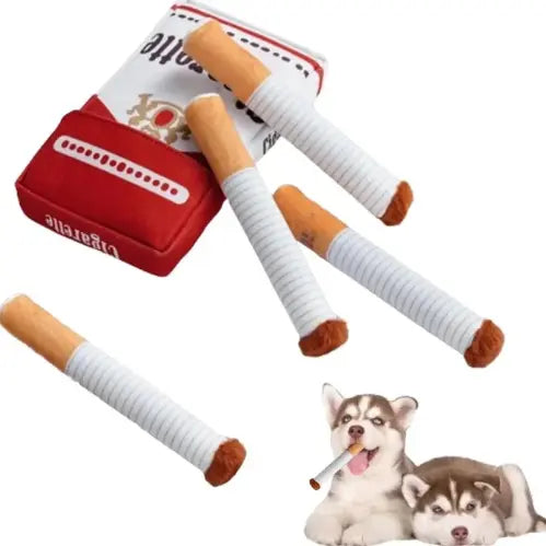 Plüschtier „Hundezigarre“