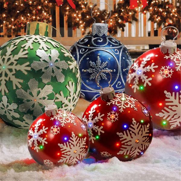 Christmas Giant Inflatable Ball Decoration (24 Inch)