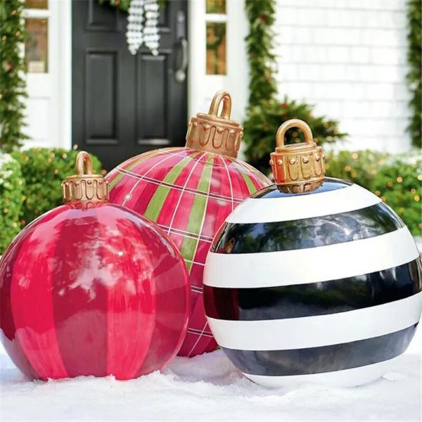 Christmas Giant Inflatable Ball Decoration (24 Inch)