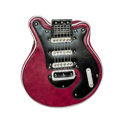 Guitar Shaped Crossbody Purse Bag