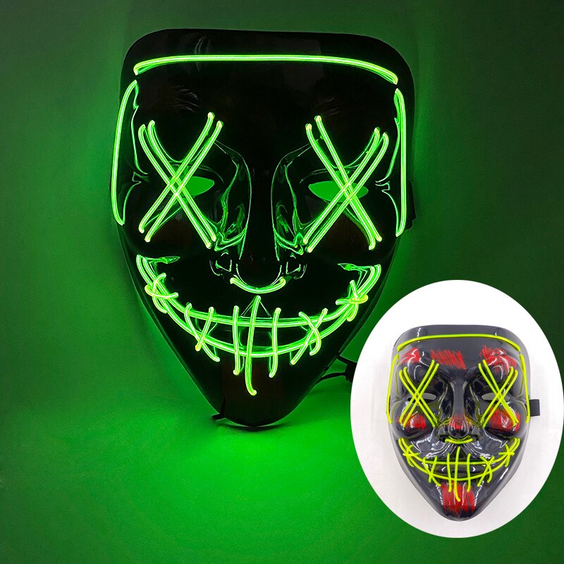 2023 Halloween LED Purge Maske