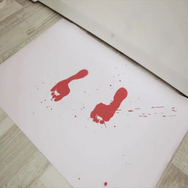 BloodyTrail - Color Changing Bath Mat