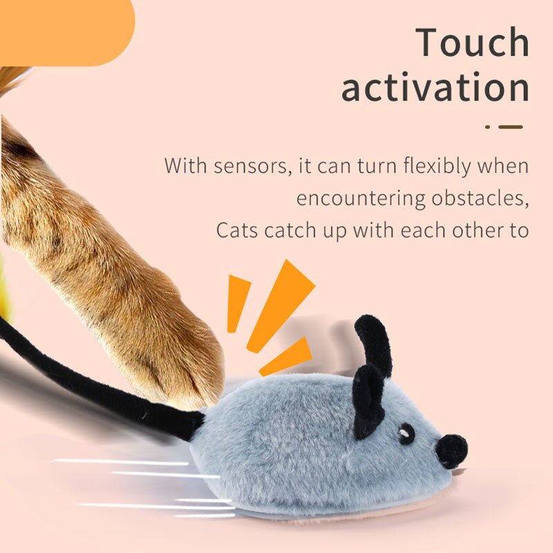 Smartes Katzenspielzeug „Maus“