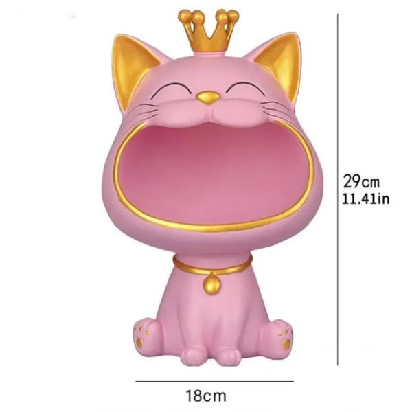北欧の猫の置物