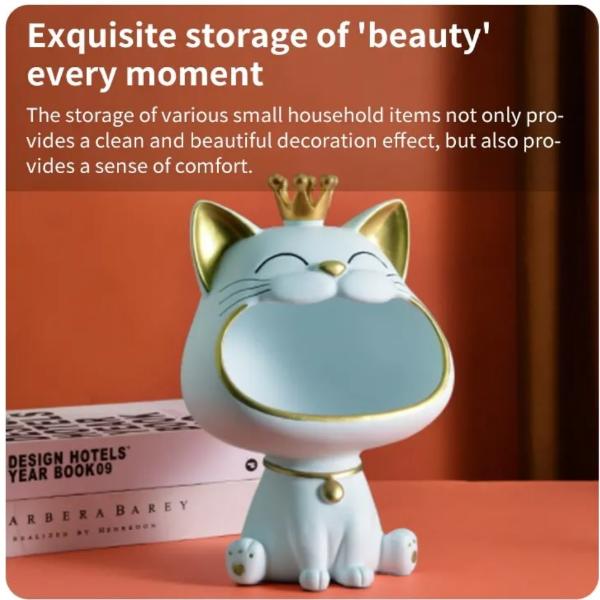 北欧の猫の置物