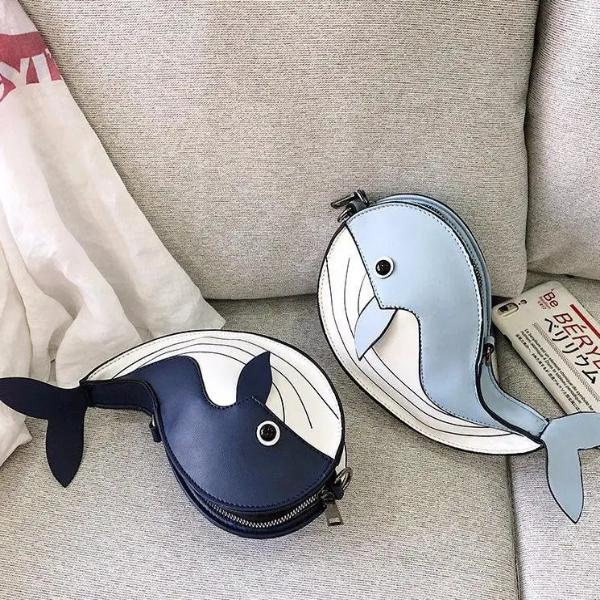 Shark & Whale Damen-Umhängetasche