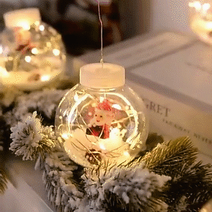 2023 面白いクリスマスツリーボックス&LEDオーナメント