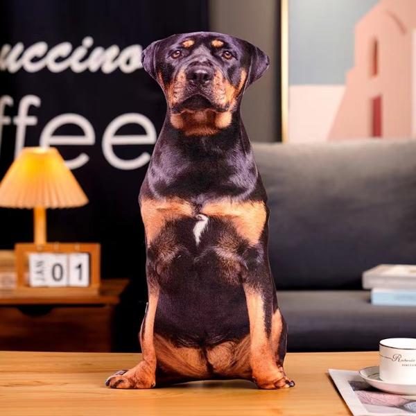 3D犬ぬいぐるみ枕
