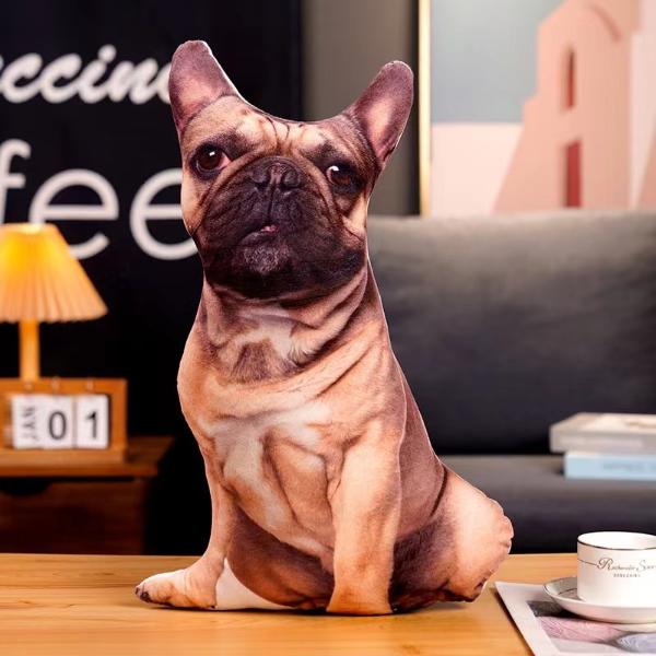 3D犬ぬいぐるみ枕