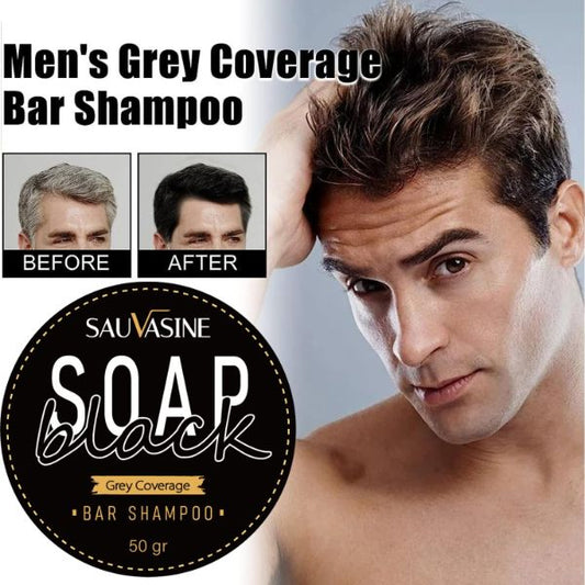 SAUVASINE SOAP BLACK GRAY HAIR SOLUTION