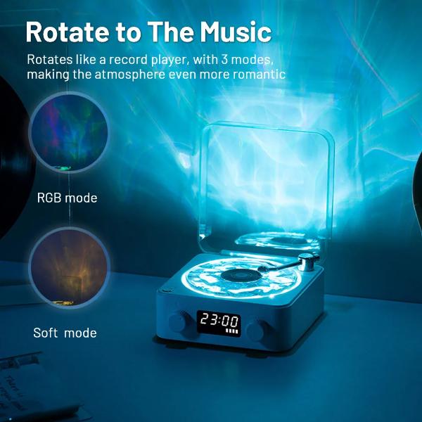 Vintage Vinyl Bluetooth Audio Player