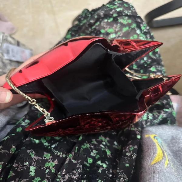 Abend-Clutch aus Acryl mit Sternballon-Motiv