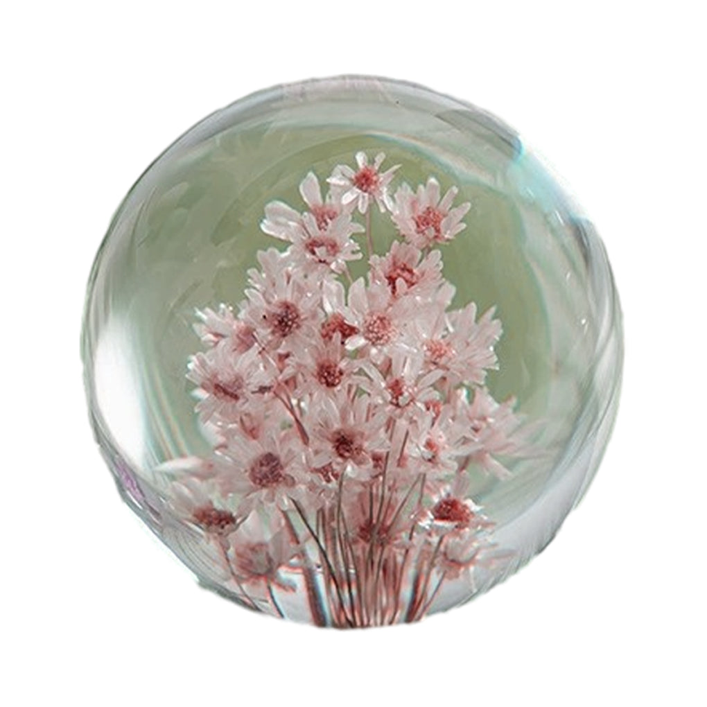 Ewige Sonnenblumenblüten Kristallkugel
