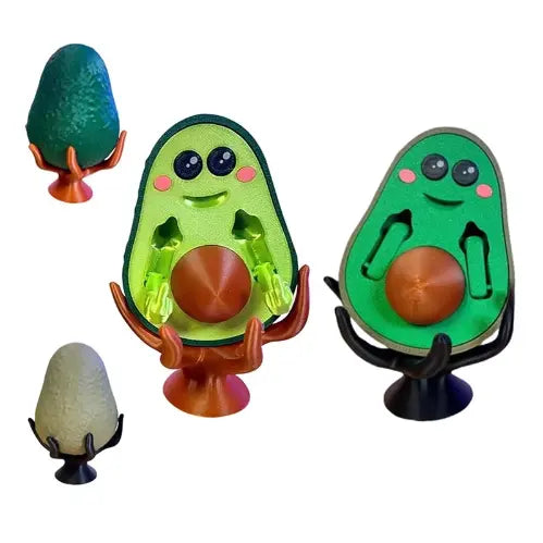 3D Printed Middle Finger Avocado