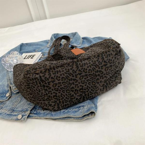 Leopard Print Large Tote Bag