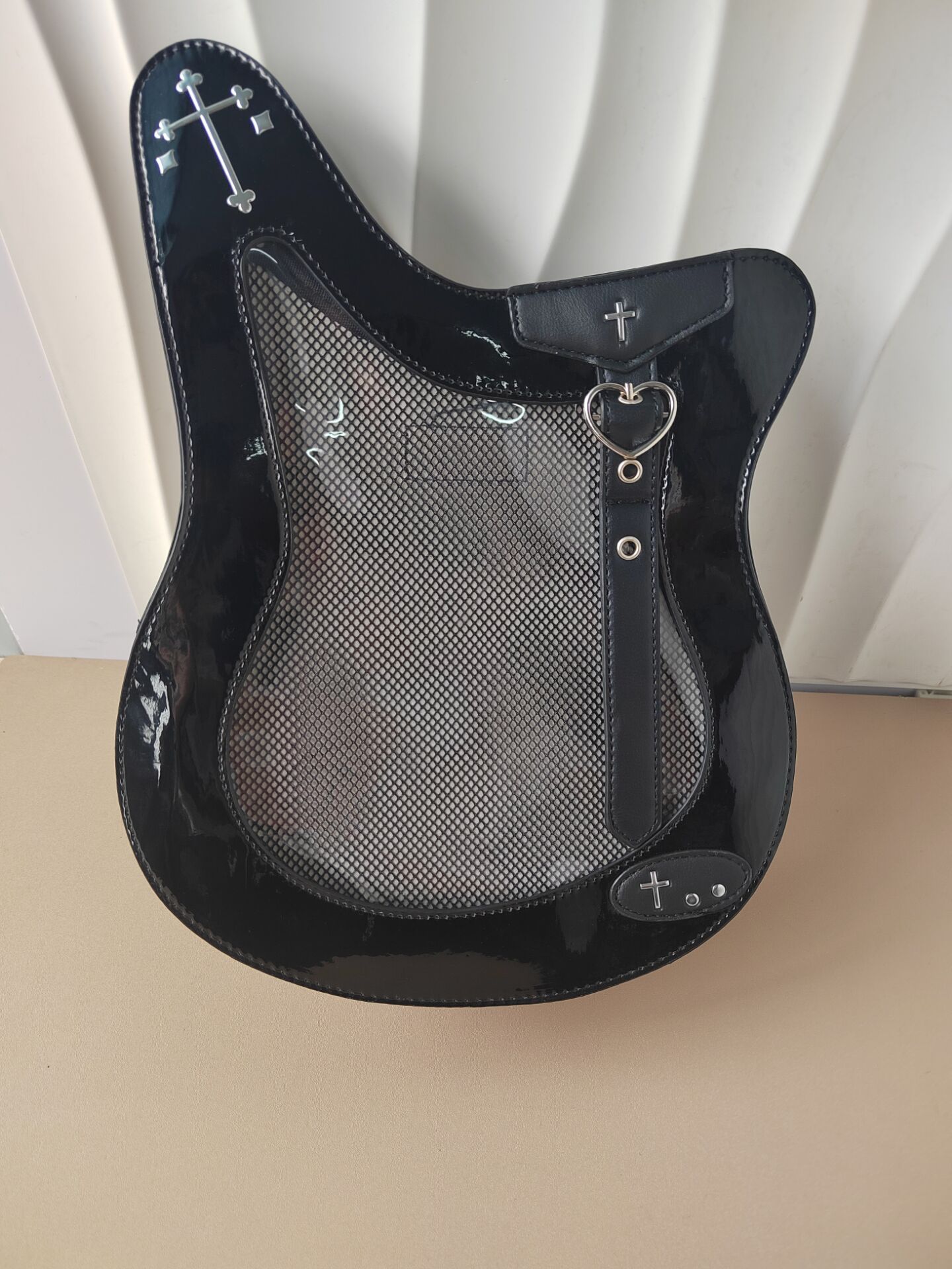 Guitar Shaped Crossbody Purse Bag
