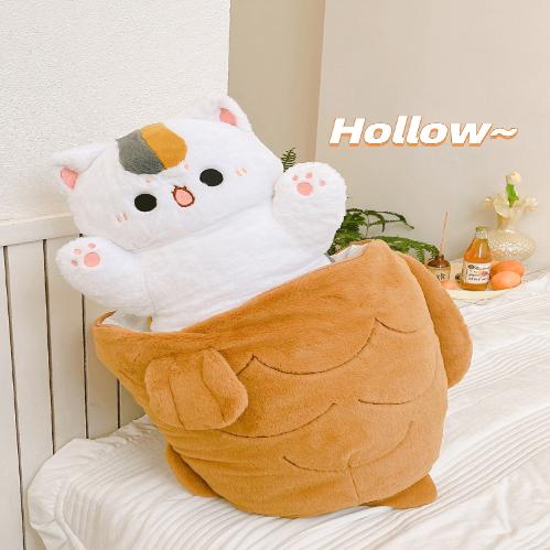 日本のたい焼き猫ぬいぐるみ