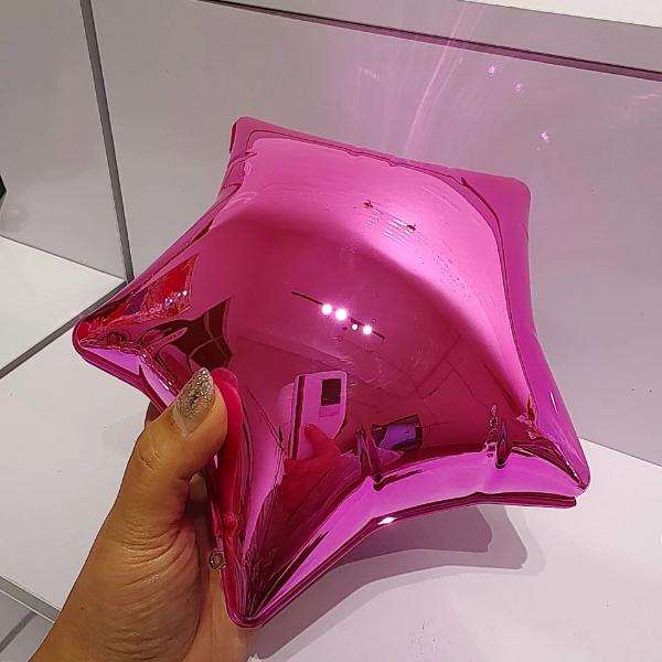 Abend-Clutch aus Acryl mit Sternballon-Motiv