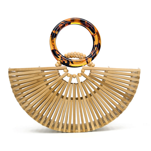 Handgefertigte Bambustasche