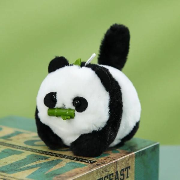 Wagging Tail Cat Plush Key Chain Bag Pendant