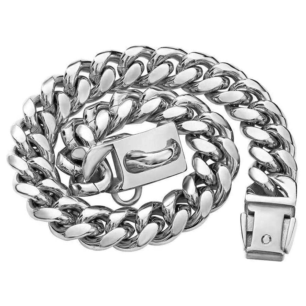 Kubanische Gliederkette aus Gold für Hunde