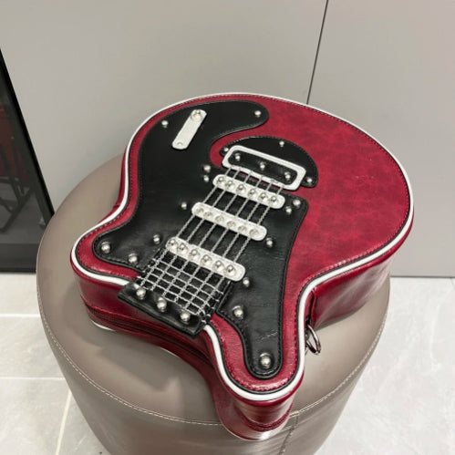 Guitar Shaped Crossbody Purse Bag