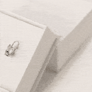 シルバーロングテールキャットフープイヤリング