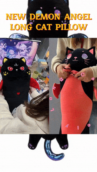 Long Cat Squishmallow Pillow