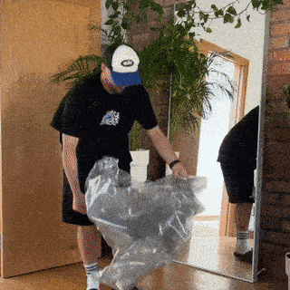 Airy Throne Aufblasbarer transparenter Stuhl