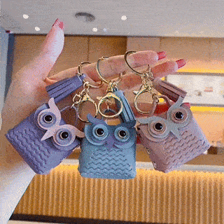 Owl Keychain Purse