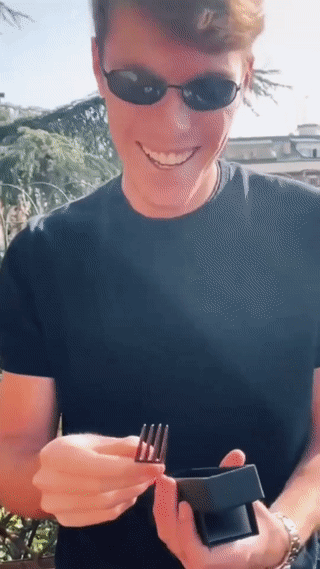 I forking Love You Engraved Fork