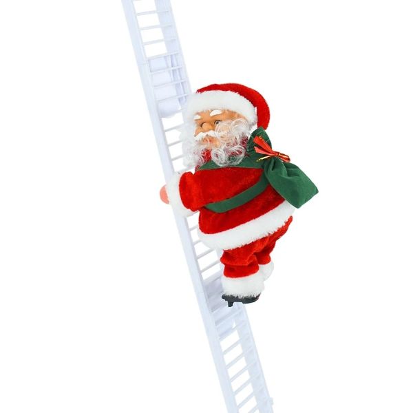 Kletternder Weihnachtsmann