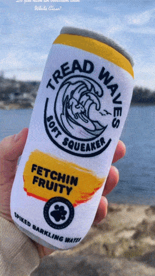 Quietschspielzeug für Hunde „Thread Wave“ (mehrere Geschmacksrichtungen)