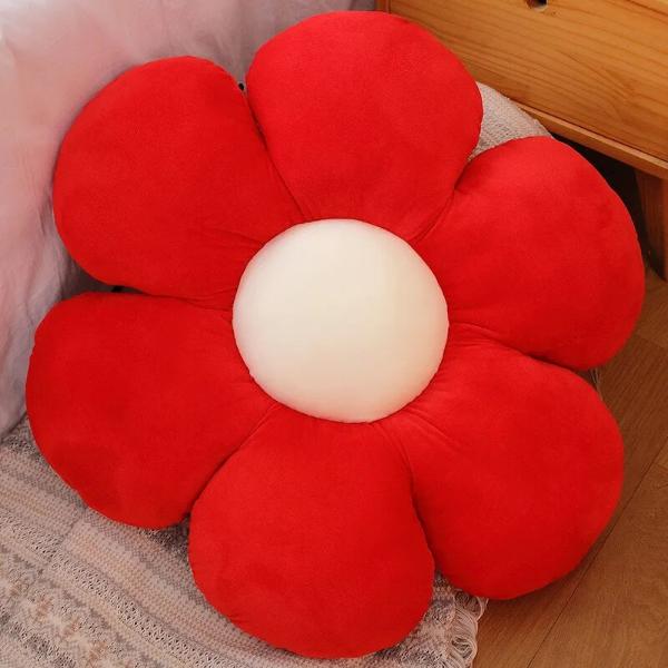 SOFA-LICIOUS Premium Flauschiges Blumen-Sofakissen