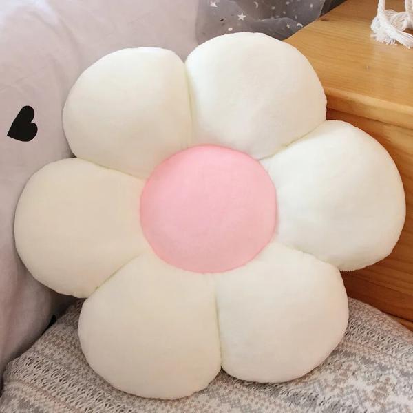 SOFA-LICIOUS Premium Flauschiges Blumen-Sofakissen