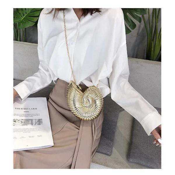 Luxury Acrylic Shell Clutch Bag