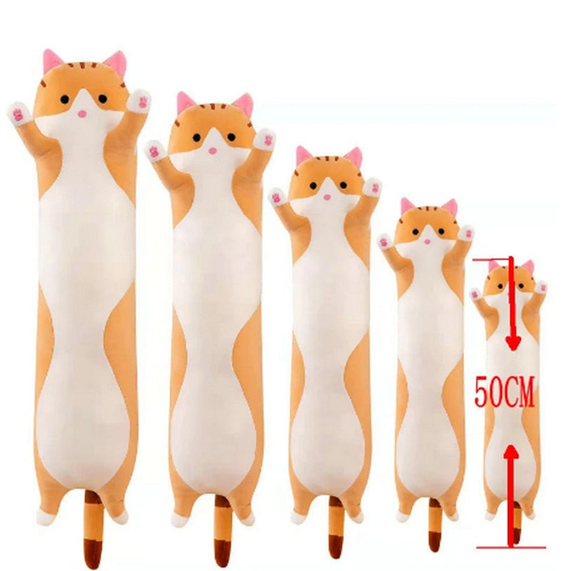 Long Cat Squishmallow Pillow