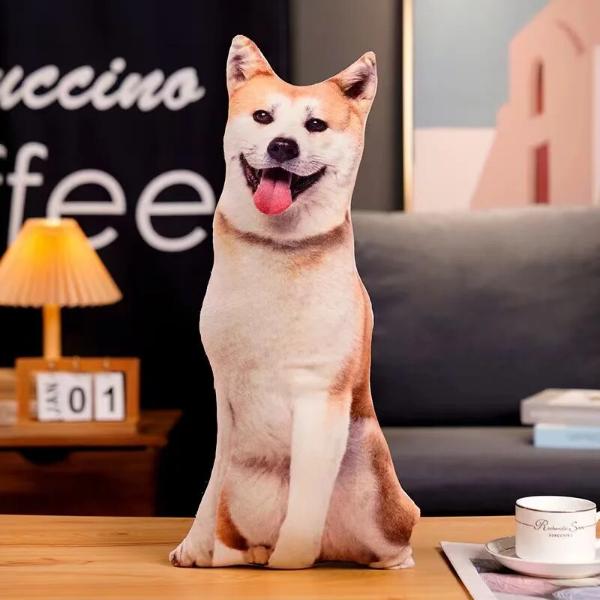 3D犬ぬいぐるみ枕