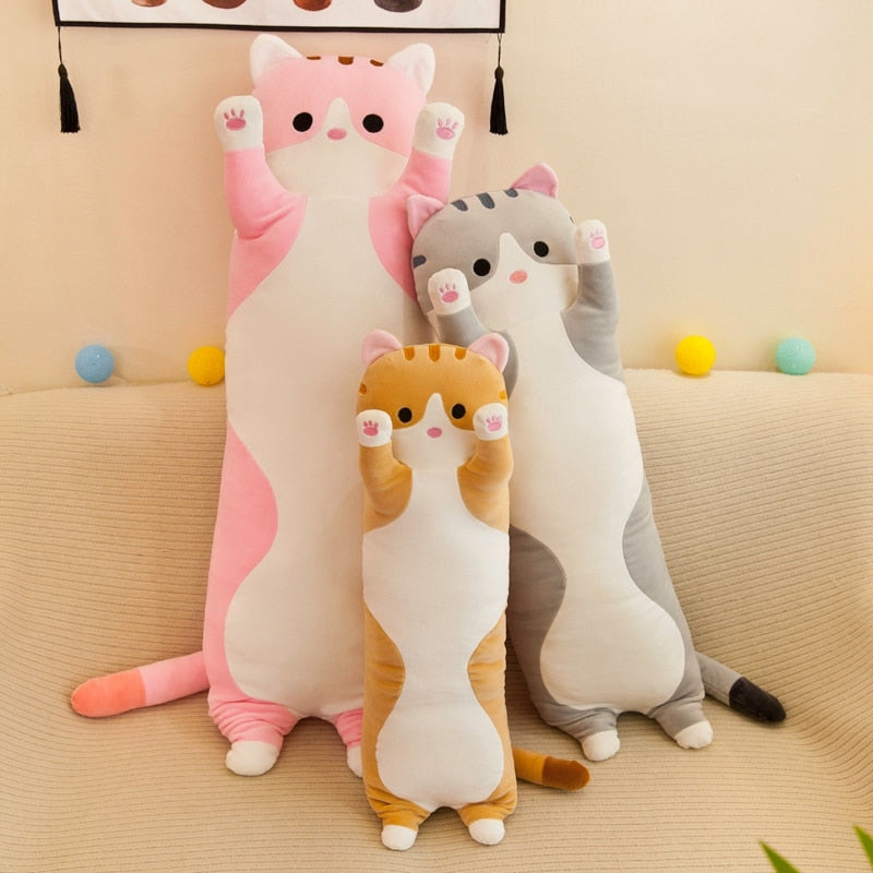 Long Cat Squishmallow Pillow