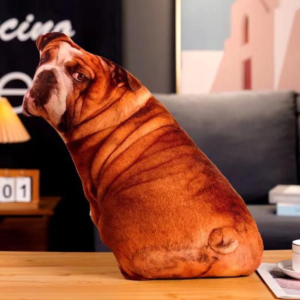 3D犬ぬいぐるみ枕