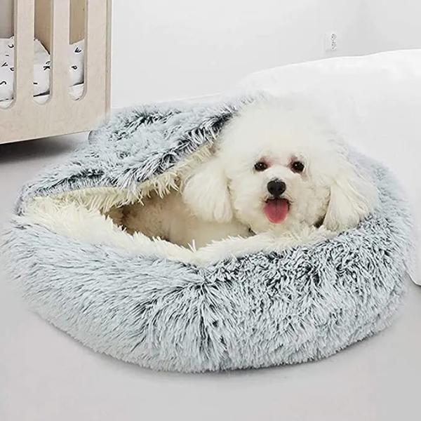 心地よいぬいぐるみの犬猫洞窟ベッド