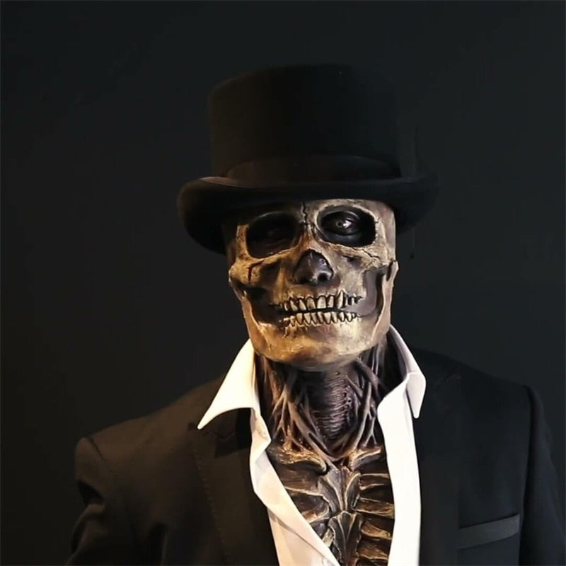 Halloween Skeleton Brain Skull Mask