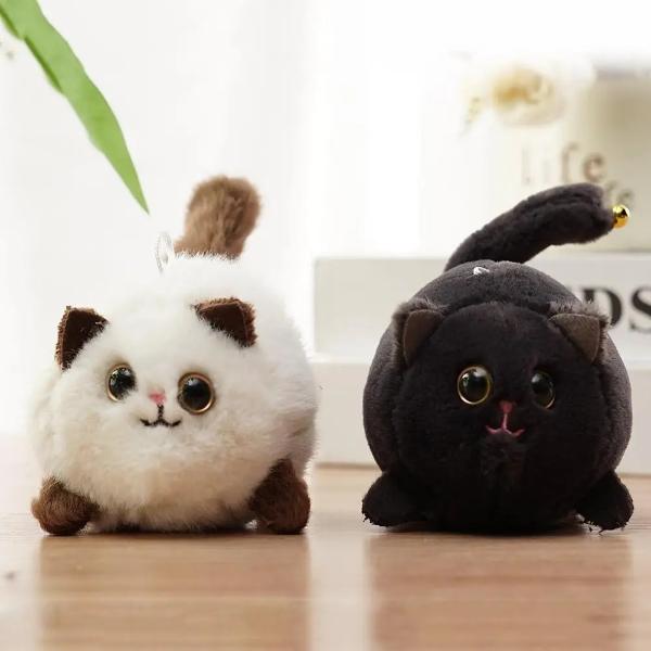 GRATISGESCHENK (BIS ZU 24,99 $): Schlüsselanhänger mit Plüschkatze und wedelndem Schwanz