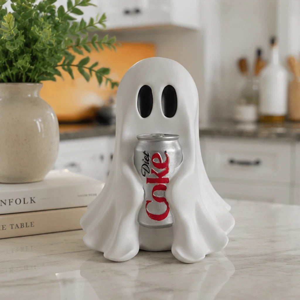 Halloween Ghost Walking Dog & Bonfire Ghost Nightlight