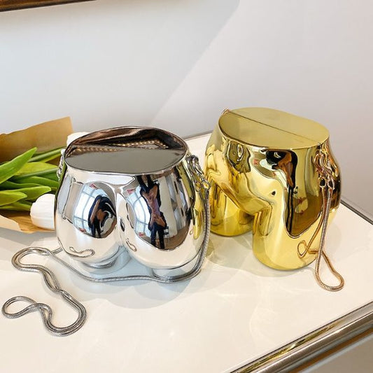 Sexy Bum Luxus-Umhängetasche mit Lippenstift für Damen